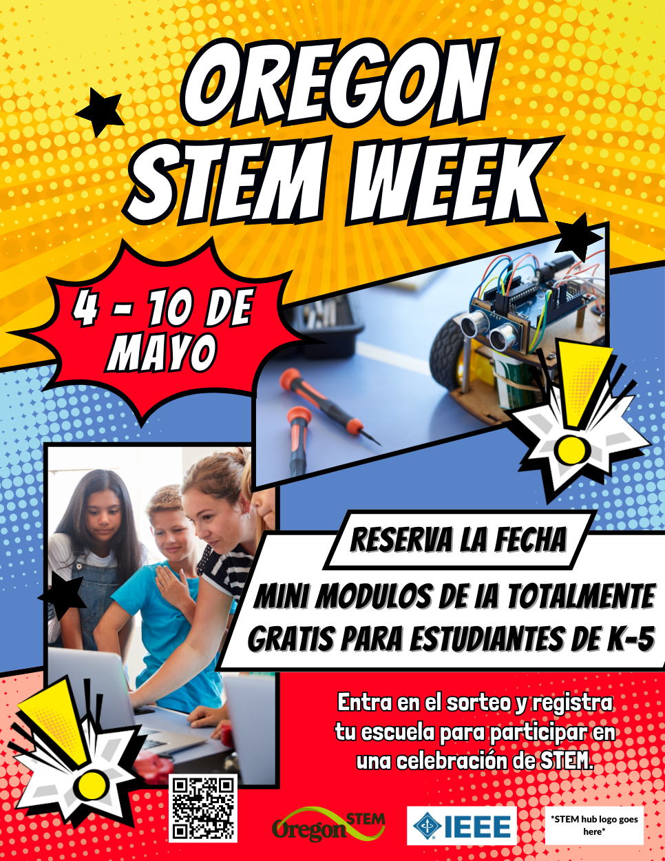 Semana STEM de Oregón del 4 al 10 de mayo de 2025 Haga clic en el folleto a continuación para ir a la página web